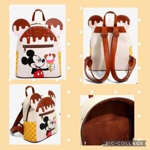 Loungefly Disney Mickey Mouse Ice Cream Mini Backpack (#999125)